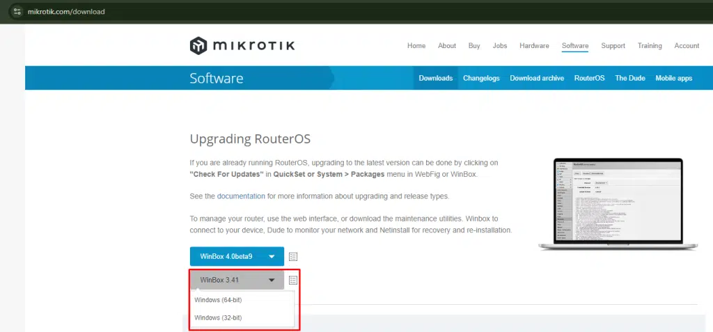 como fazer download WinBox MikroTik