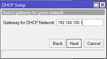 confirme o gateway da rede lan