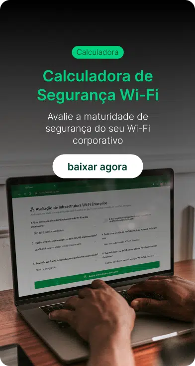 Banner material rico: Calculadora Segurança Wi-Fi