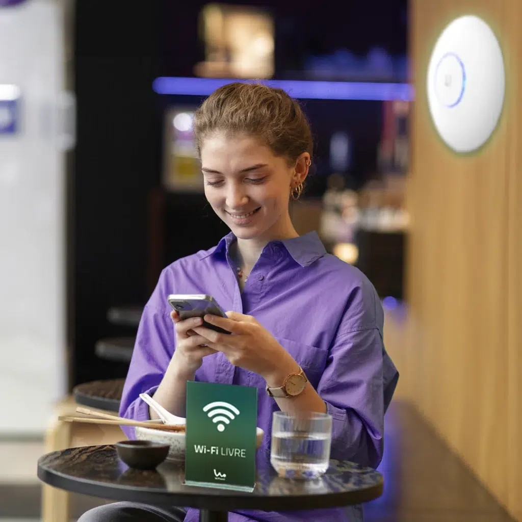 Uso de access point em restaurante