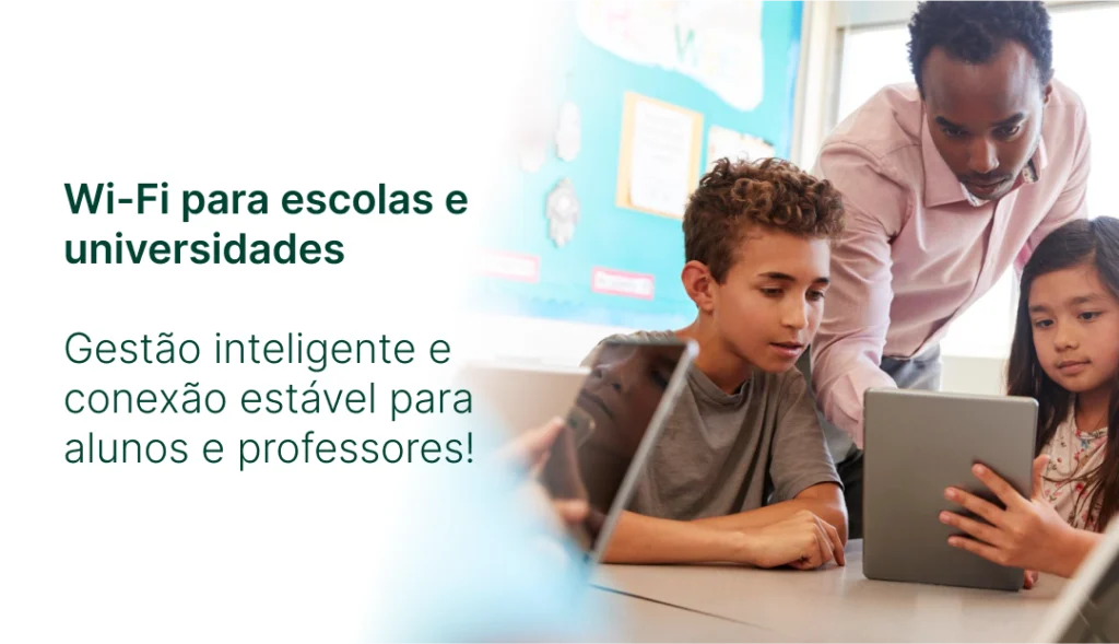 alunos com acesso à internet na escola