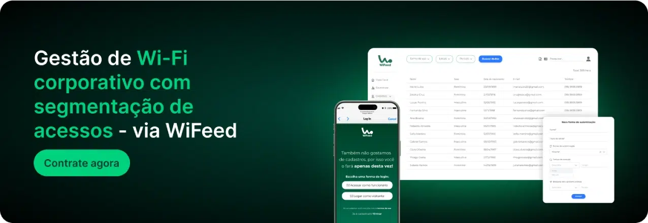 Gestão de Wi-Fi Corporativo