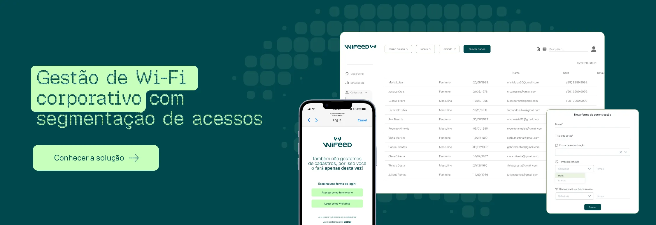 Gestão de Wi-Fi Corporativo