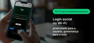 Infográfico comparativo mostrando “Login Social” versus “Formulário Tradicional”. O quadro destaca vantagens como menor fricção, dados validados e melhor experiência, com menção à WiFeed no rodapé.